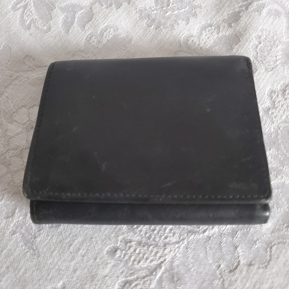 Black Leather Mens Wallet
